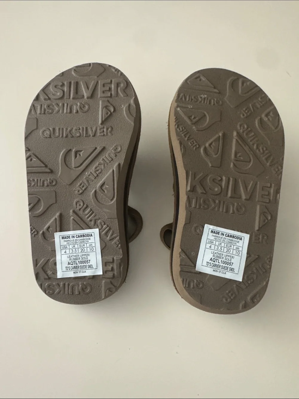 Toddler Brown Flip Flop Sandals with Secure Back Strap
